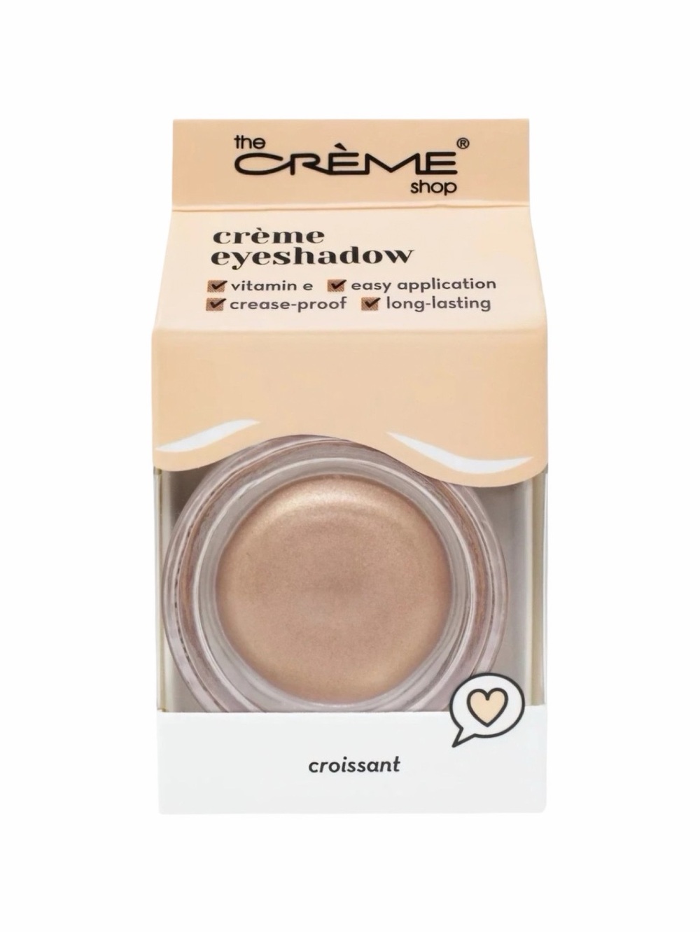 The Crème Shop Crème Eyeshadow - 0.11 oz / 3.2g - Croissant